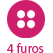 4 Furos