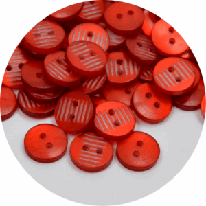 Botão Pietra 11578 - Vermelho