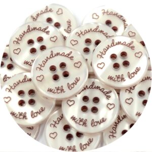 Botão Handmade with love - 155811580