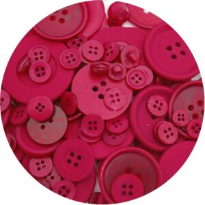 Mix botão Rosa- 250 gramas