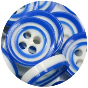 Botão Deluxe 11069 - Azul