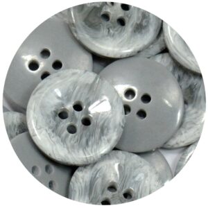 Botão Jane 11651 - Cinza