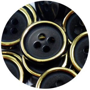 Botão Anita 11919 - Preto-002-4-BRILHO