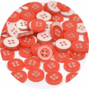 Botão Silvia 11316 - Vermelho