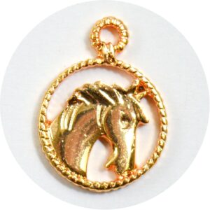 Pingente Cavalo 26196 - Ouro