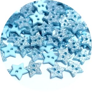 Botão Estrela 141631 - Azul