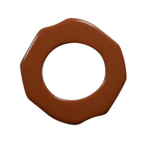 Argola 41703 - Marrom