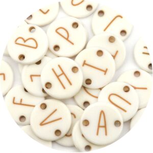 Kit alfabeto - Gravação Marrom